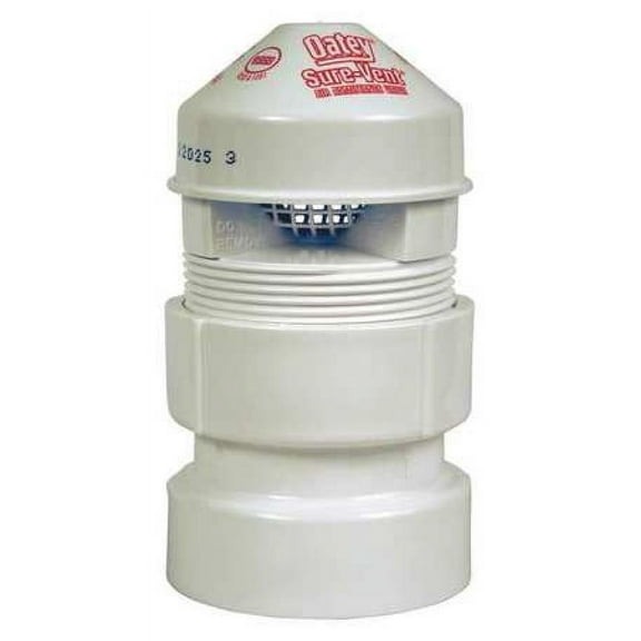 Oatey® Sure-Vent® 1-1/2 in. to 2 in. 160 Branch, 24 Stack DFU Air Admittance Valve with PVC Sch. 40 Adapter