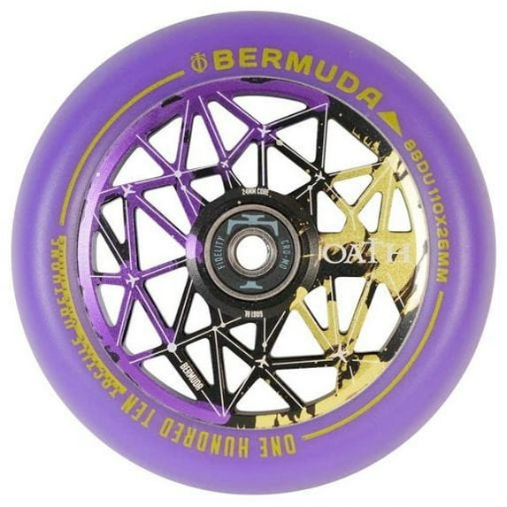 Oath Bermuda Wheels - 120mm Black Purple and Yellow