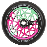 Oath Bermuda Wheels - 110mm Titanium Orange and Blue