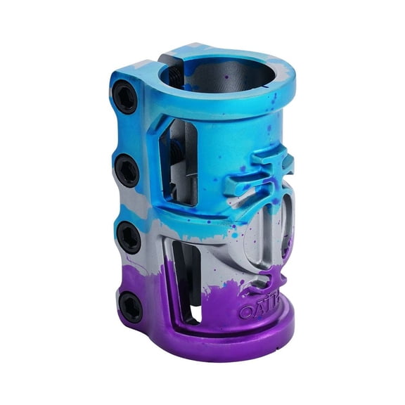 Oath Cage V2 SCS Clamp Blue Purple and Titanium