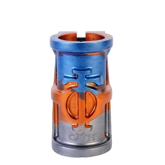 Oath Cage V2 SCS Clamp Forged Aluminum 4 Bolt Scooter Clamp Fits Standard & Oversized Bars Lightweight SCS Compression System