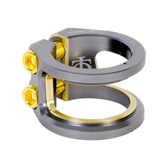 Oath Carcass 2-Bolt Clamp Titanium and Gold