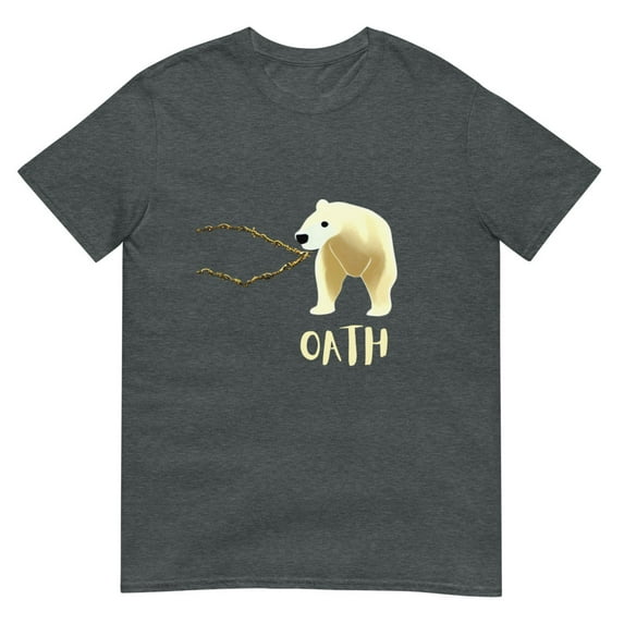 Oath "Goldbear" Short-Sleeve T-Shirt (Dark Heather, S)