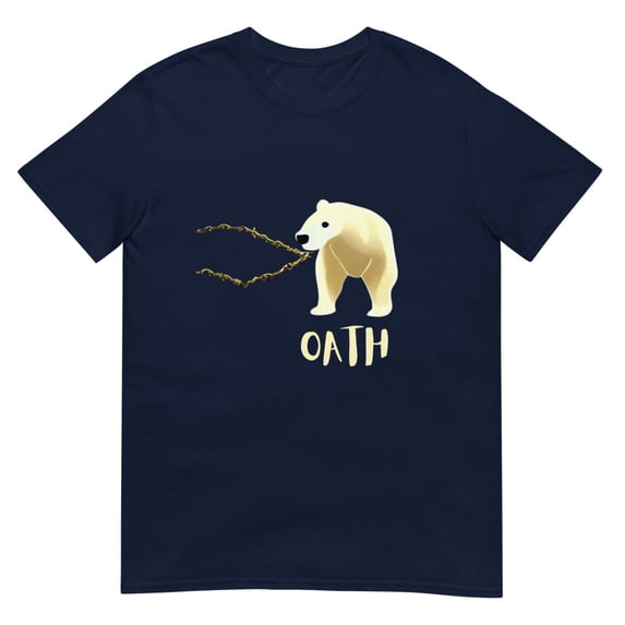 Oath "Goldbear" Short-Sleeve T-Shirt (Navy, S)
