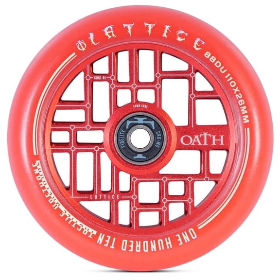 Oath Lattice Wheels Red