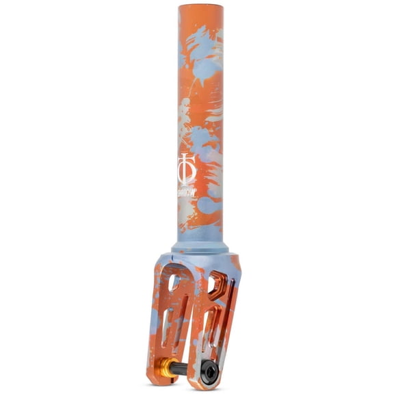 Oath Shadow IHC Fork Titanium Orange and Blue