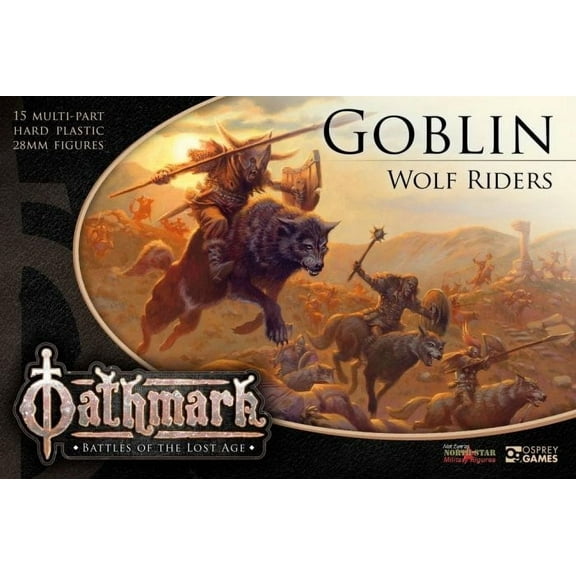 North Star Miniatures Oathmark Goblin Wolf Riders NOR OAKP202