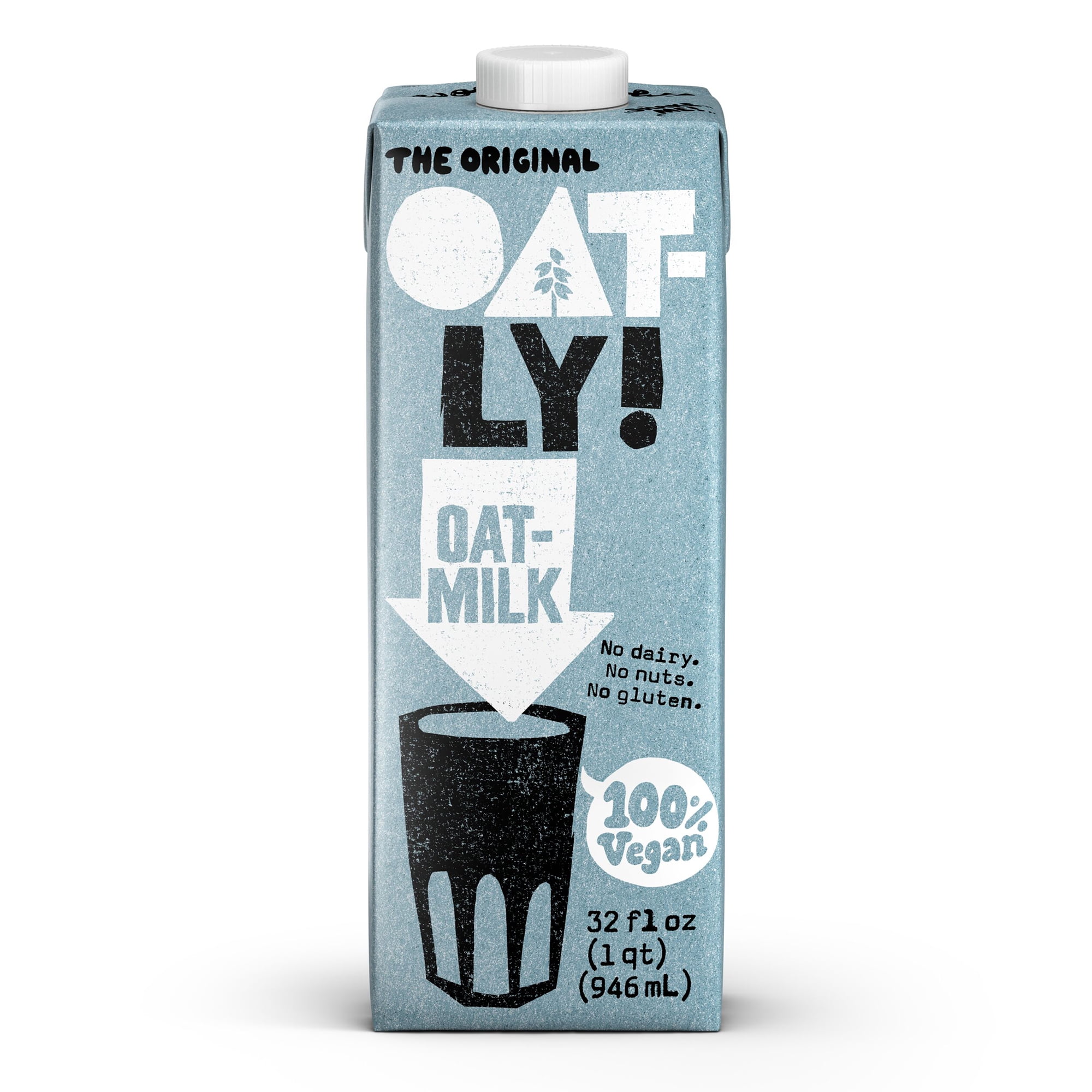 Oatly Original Oatmilk, Ambient Dairy-Free Milk, 32 fl oz Shelf-Stable Carton
