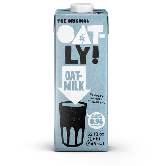 Oatly Original Oatmilk, Ambient Dairy-Free Milk, 32 fl oz Shelf-Stable Carton