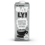 Oatly Barista Edition Oatmilk, Ambient Dairy-Free Milk, 32 fl oz Shelf-Stable Carton