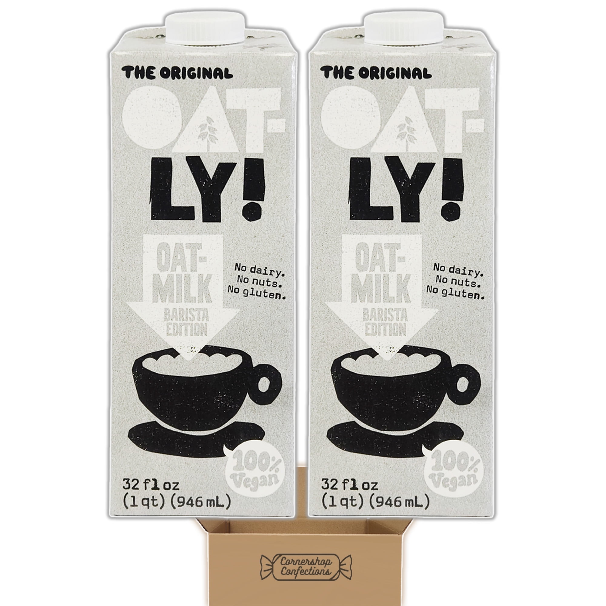 Cornershop Confections Oatly Barista Edition Oat Milk, 64oz Total