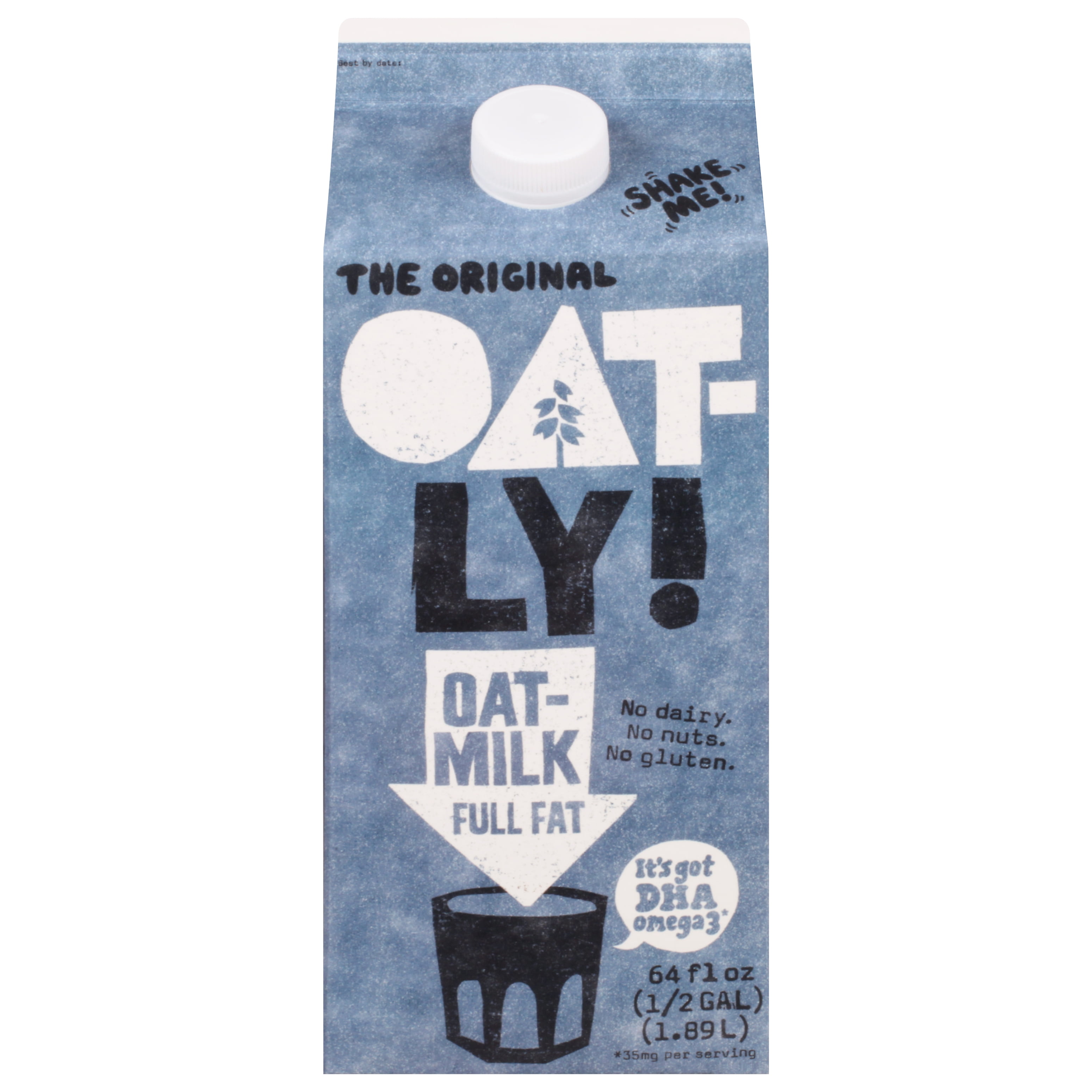 Oatly Original Oatmilk, Dairy-Free Milk, 64 fl oz Refrigerated Carton 