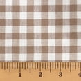 thumbnail image 1 of Oatmeal 5 Taupe Beige Plaid Homespun Cotton Fabric Sold by the Yard - JCS Fabric, 1 of 12