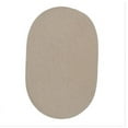 thumbnail image 1 of Oatmeal 5 ft. Round Rug - Reversible Wool-Blend Durable, 1 of 1