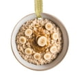 thumbnail image 1 of Oatmeal with Banana Peanut Butter and Honey Breakfast Comfort Food Lovers Foodie Novelty Holiday Christmas Ornament Xmas Tree Gift (Flat Design Printed on Ceramic, Not 3D), 1 of 3