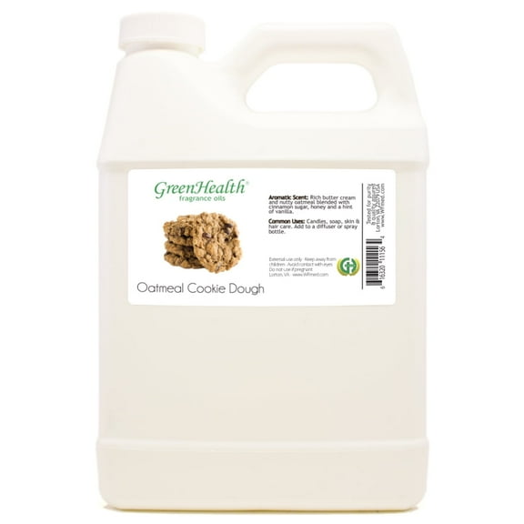 Oatmeal Cookie Dough Fragrance Oil - 32 fl oz - White Plastic Jug w/ Cap - GreenHealth