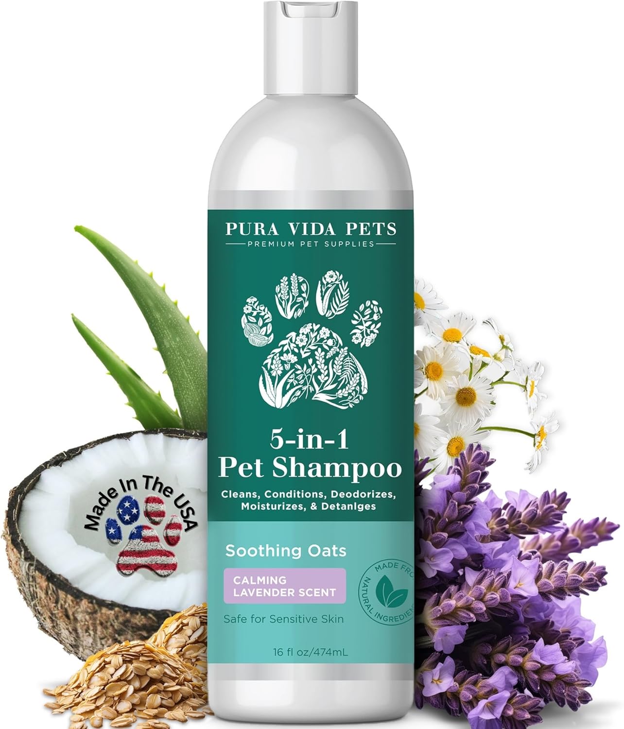 Snapshot of Glycerin Oatmeal Dog Shampoo For Sensitive Skin