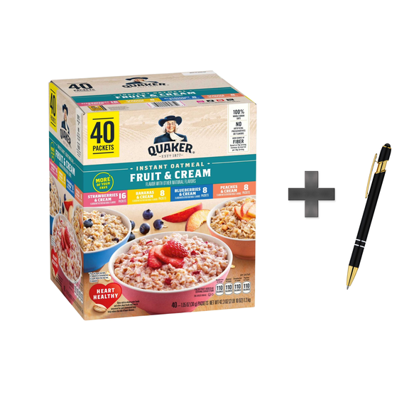 Oatmeal, Fruit & Cream Mix, 40 ct