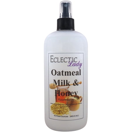 Oatmeal Milk and Honey Room Spray by Eclectic Lady, 16 Ounces, Fragrant Aromatic Room Mist For Home, Room, Office
