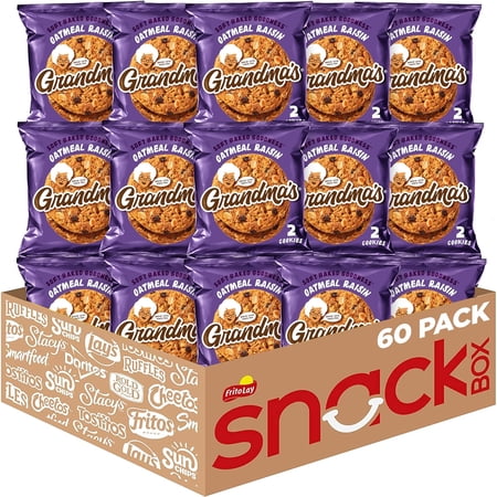 Oatmeal Raisin Cookies, 2.5 Ounce (Pack of 60)