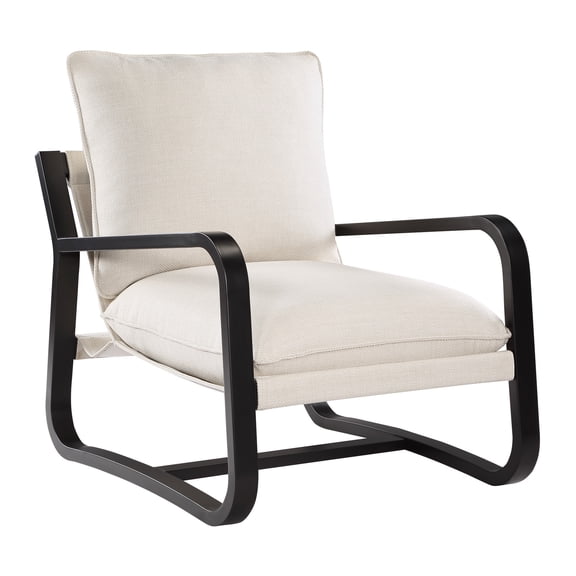 Oatmeal Sling Chair With Bronze Support Fabric And Frame Combination