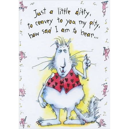 Oatmeal Studios A Little Ditty Funny / Humorous Get Well Card
