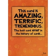 Oatmeal Studios Amazing Terrific Tremendous Donald Trump Funny Birthday Card