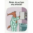 thumbnail image 1 of Oatmeal Studios Anteater Antacids Funny Get Well Card, 1 of 2