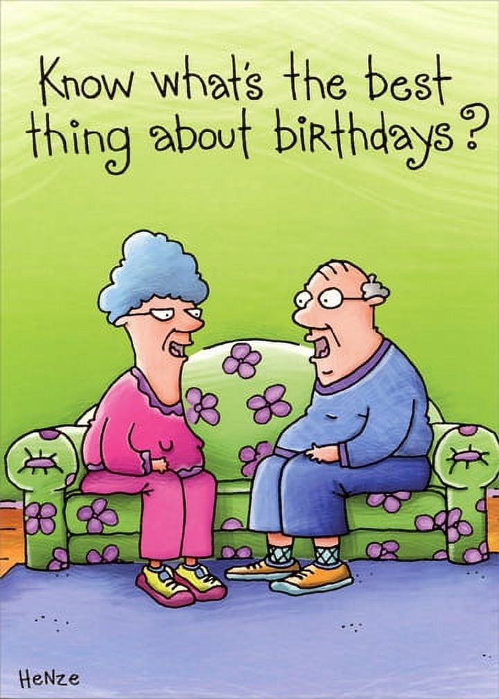 Oatmeal Studios Best Thing About Birthdays: 100th Funny Birthday Card ...