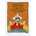 thumbnail image 1 of Oatmeal Studios Describe Your Birthday Funny / Humorous Birthday Card, 1 of 2