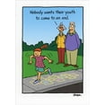 thumbnail image 1 of Oatmeal Studios Little Girl Playing Hopscotch Birthday Card, 1 of 2