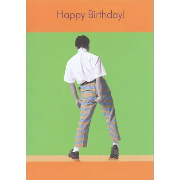 Oatmeal Studios Man with Wedgy Funny / Humorous Birthday Card
