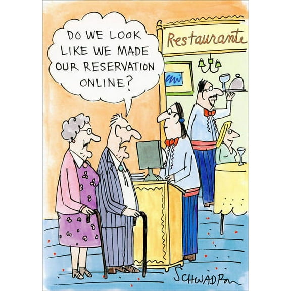 Oatmeal Studios Online Reservations Funny / Humorous Birthday Card
