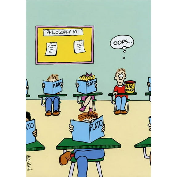 Oatmeal Studios Plato Funny / Humorous Birthday Card