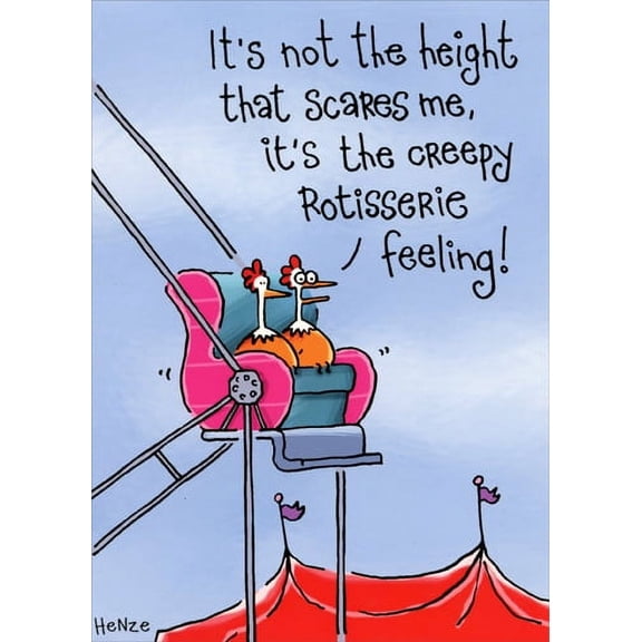 Oatmeal Studios Rotisserie Chicken Funny Birthday Card