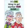 thumbnail image 1 of Oatmeal Studios Stylish Older Couple Another Year Older Funny / Humorous Birthday Card, 1 of 2