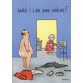 thumbnail image 1 of Oatmeal Studios Would I Like Some Cookies Funny / Humorous Birthday Card, 1 of 2