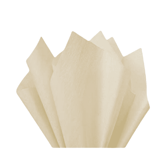 Oatmeal Tissue Paper Squares, Bulk 100 Sheets, Presents by A1 Bakery Supplies, Large 15 Inch x 20 Inch