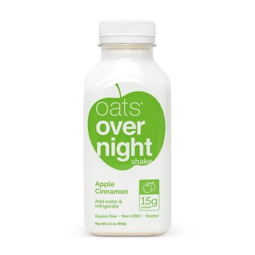 Oats Overnight Apple Cinnamon Protein Overnight Oatmeal Shake, 2.1 oz, 1 Count