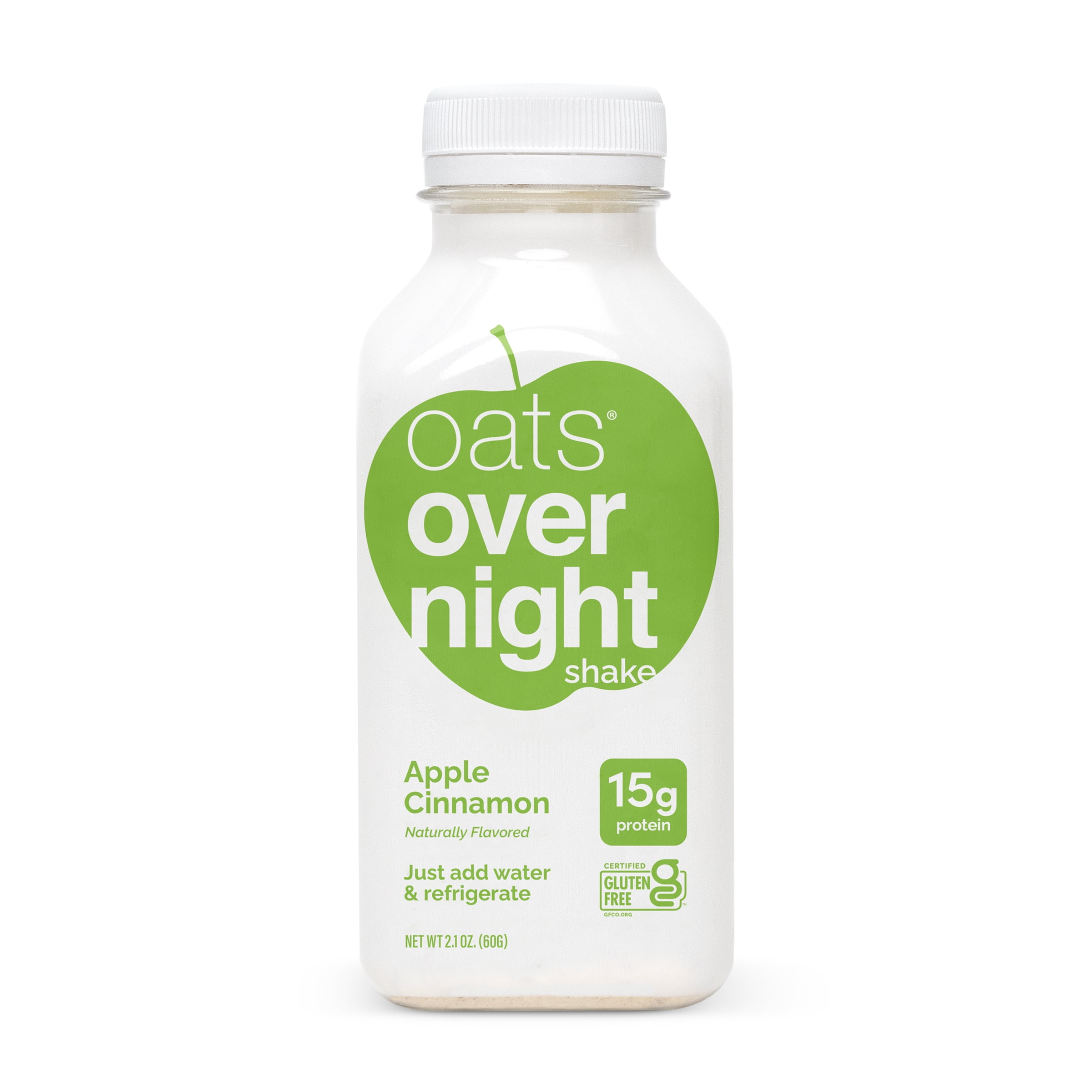 Oats Overnight Apple Cinnamon Protein Overnight Oatmeal Shake, 2.1 oz, 1 Count