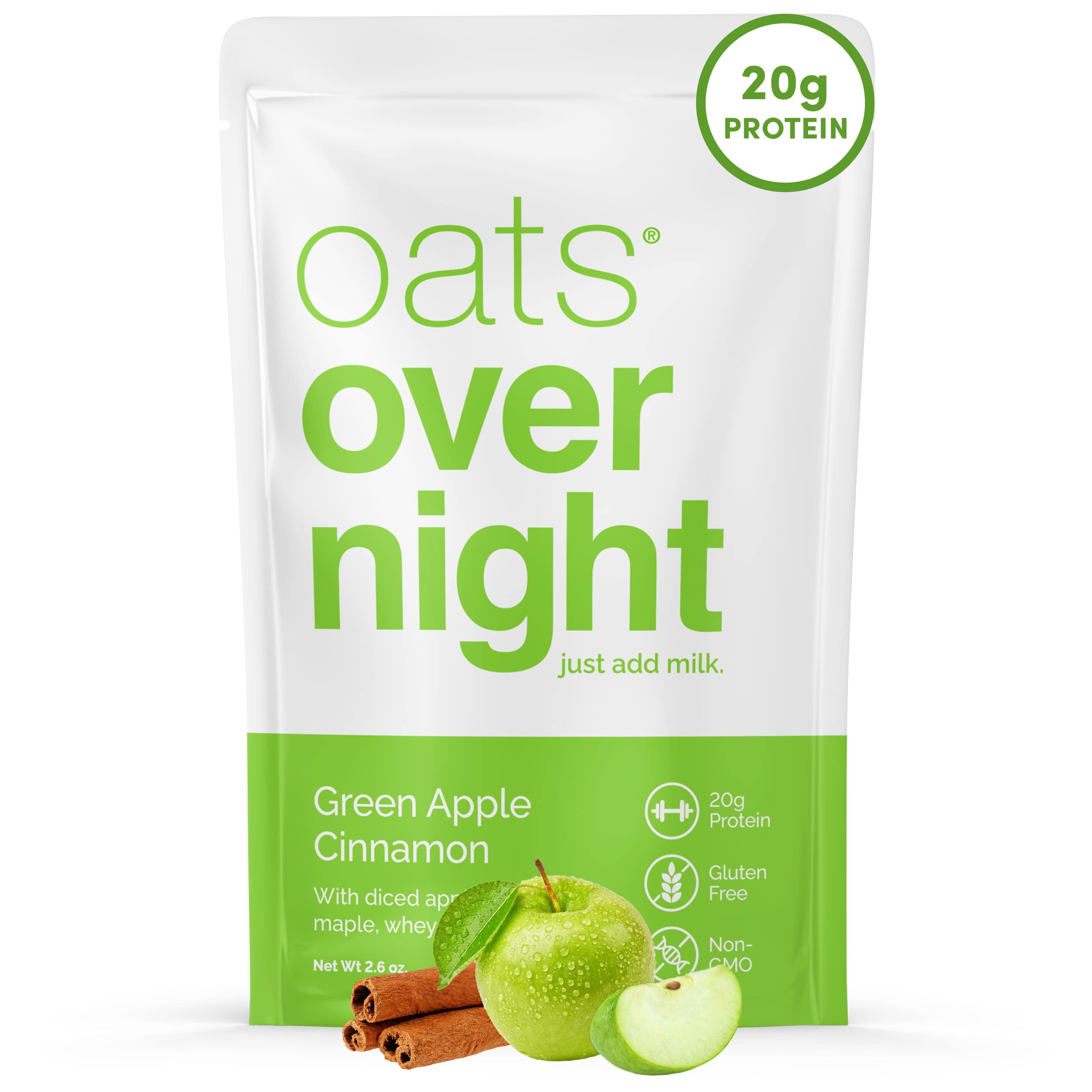 Oats Overnight Green Apple Cinnamon HYZ01 Overnight Oats with 20g