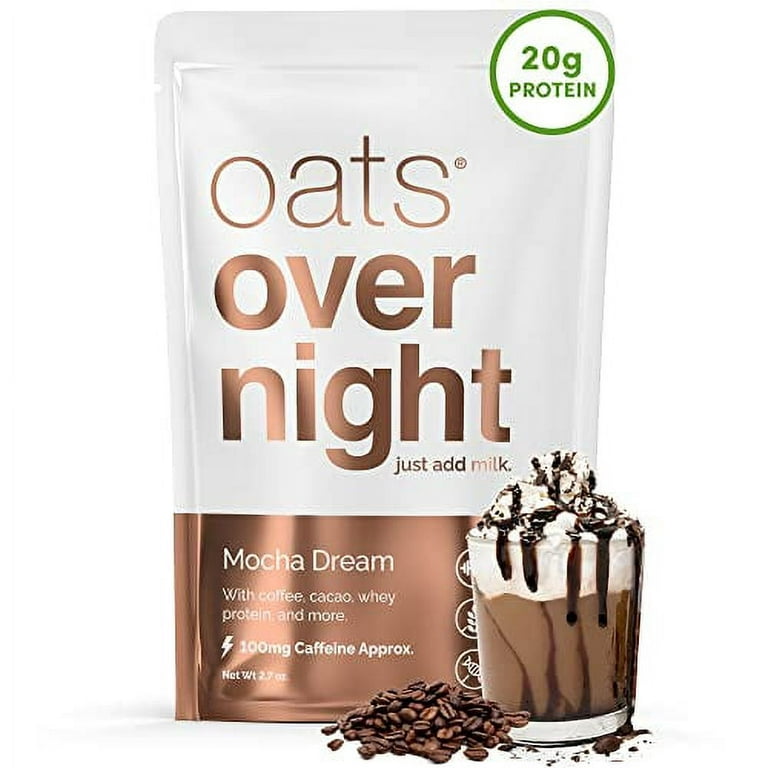Oats Overnight Maple Brown Sugar Bottled Shake - Gluten Free, Non-GMO,  Vegan Friendly Breakfast Meal Replacement Shake with Powdered Oat milk. 15g  of Protein (10 Pack) : Books 
