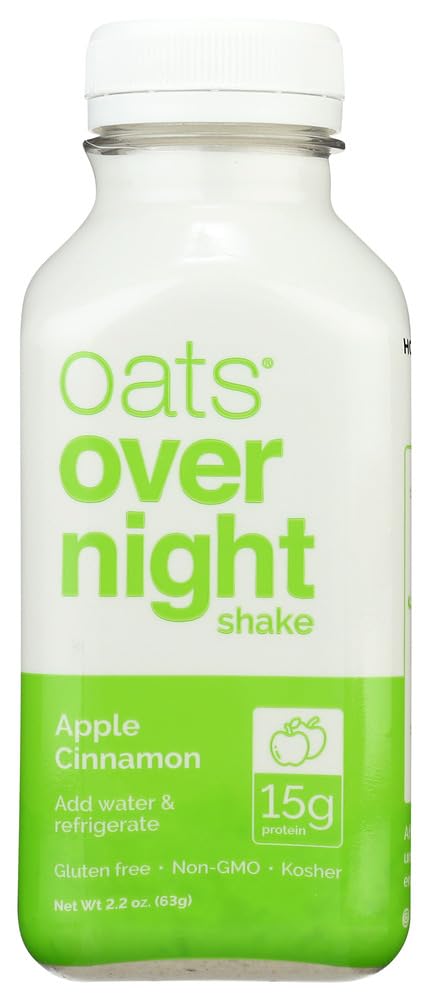 Oats Overnight Shake, Apple Cinnamon, Whole Grain Oats, Kosher, Gluten ...