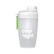 Oats Overnight Shaker Bottle   Leakproof Shaker Cup with Secure Screw Cap & Fill Line, Dishwasher Safe   Mixing Cup, Protein Shakes, Oatmeal, Breakfast On-the-Go & Travel