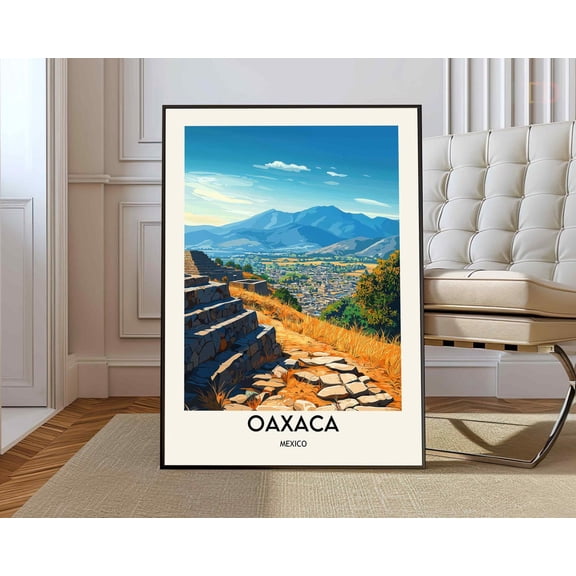 Oaxaca Mexico City Poster Unframed Paper Print