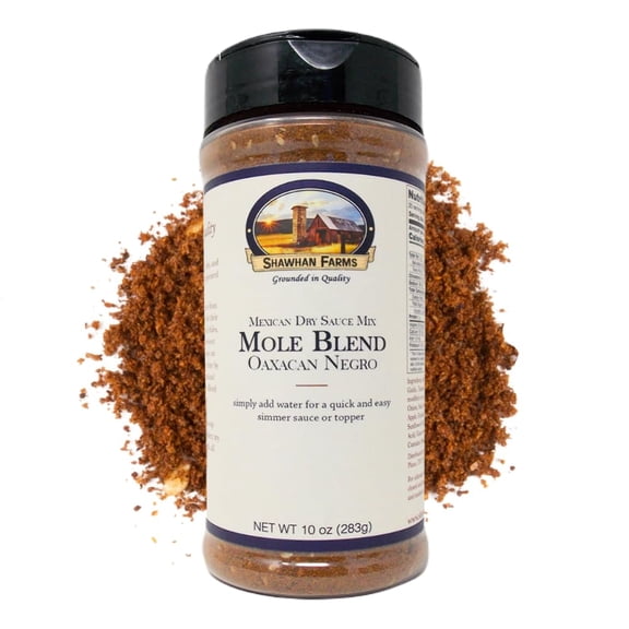 Oaxacan Mole Negro Dry Sauce Mix | 10 oz | Shawhan Farms