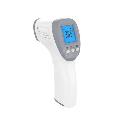 Oaxis TM0601-GY01 Non-Contact Infrared Thermometer, Gray