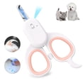thumbnail image 1 of Oazouf Cat Nail Clipper with LED and UV Light, Pet Claw Trimmer with Safe Lock for Cats Dogs Rabbits Birds Small Animals, Pink, 1 of 10