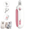 thumbnail image 1 of Oazouf Cat Nail Clippers with Adjustable Trimming Hole & Hidden Nail File, Safety Pet Claw Trimmer for Small Medium Cats Dogs Rabbits Birds, Pink, 1 of 9