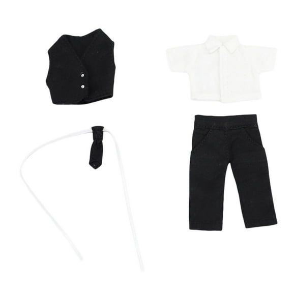 Ob11 Clothes And Accessories-1/12 Clothing, Outfits Groom Gift, for 3 Year Olds , black